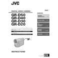 JVC GR-D40EY Manual de Usuario