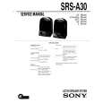SONY SRS-A30 Manual de Servicio