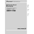 PIONEER DEH-1750/XU/GS Manual de Usuario