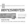 HARMAN KARDON HD7225 Instrukcja Obsługi