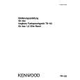 KENWOOD TU-6 Manual de Usuario