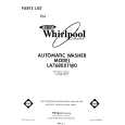 WHIRLPOOL LA7680XTW0 Catálogo de piezas