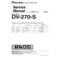 PIONEER DV-270-S/RDXJ/RB Instrukcja Serwisowa