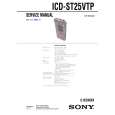 SONY ICDST25VTP Manual de Servicio