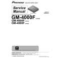 PIONEER GM-4000F/XR/ES Manual de Servicio