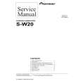 PIONEER S-W20 Manual de Servicio