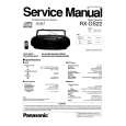 PANASONIC RX-DS22 Manual de Servicio