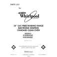 WHIRLPOOL SF3020ERW3 Katalog Części