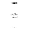 ZANUSSI ZBN760X Manual de Usuario