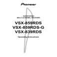 PIONEER VSX-859RDS/HVXJI Manual de Usuario