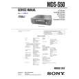 SONY MDSS50 Instrukcja Serwisowa