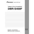 PIONEER DBR-S400F/NYXK/FR Instrukcja Obsługi