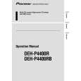 PIONEER DEH-P4400RB/XM/EW Manual de Usuario