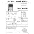 SHARP EL-341E Manual de Servicio