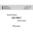 PIONEER CDX-FM677/XN/UC Instrukcja Obsługi