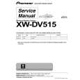 PIONEER XW-DV515/NTXJ Manual de Servicio