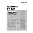 TOSHIBA PC-D15 Manual de Servicio