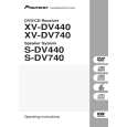 PIONEER XV-DV740/KUCXJ Manual de Usuario