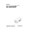 SONY XC-003P Manual de Servicio