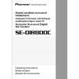 PIONEER SE-DIR800C/NYXZC5 Manual de Usuario