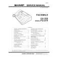 SHARP FO-475TH Manual de Servicio