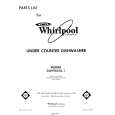 WHIRLPOOL DU9903XL1 Catálogo de piezas