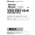 PIONEER VSX-D811S-K/YXJIGR Instrukcja Serwisowa