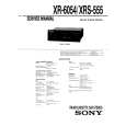 SONY XRS-555 Manual de Servicio