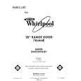 WHIRLPOOL RH4736XWN1 Catálogo de piezas