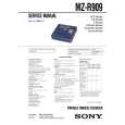 SONY MZR909 Manual de Servicio