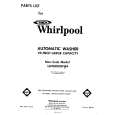 WHIRLPOOL LA9800XKW4 Catálogo de piezas