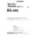 PIONEER MA-990/NY Instrukcja Serwisowa