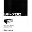 PIONEER SF-700 Instrukcja Serwisowa