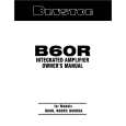 BRYSTON B60R Manual de Usuario