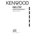 KENWOOD HM-L700 Manual de Usuario