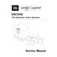 JBL ESC340 Manual de Servicio