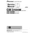 PIONEER GM-D500M/XH/UC Manual de Servicio