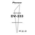 PIONEER DV-333/KU Instrukcja Obsługi