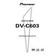 PIONEER DV-C603 Manual de Servicio