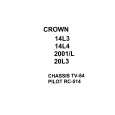 CROWN TV84 CHASSIS Manual de Servicio
