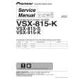 PIONEER VSX-815-K/KUXJ/CA Instrukcja Serwisowa