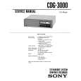 SONY CDG3000 Manual de Servicio