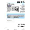 SONY DSC-W35 LEVEL2 Manual de Servicio
