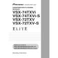 PIONEER VSX-74TXVi Manual de Usuario