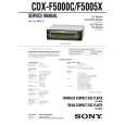 SONY CDXF5000C Manual de Servicio