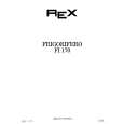 REX-ELECTROLUX FI170 Manual de Usuario