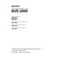 SONY BVE-2000 Manual de Servicio
