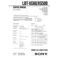 SONY LBTXG500 Instrukcja Serwisowa