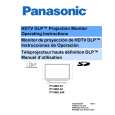 PANASONIC PT60DL54 Instrukcja Obsługi