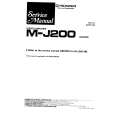PIONEER M-J200HB Instrukcja Serwisowa